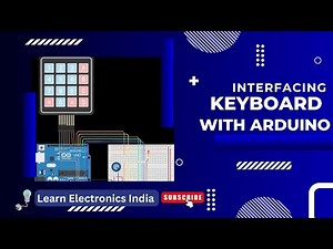 Interfacing 4x4 Keypad with Arduino | connection, and Explanation of the 4x4 Keypad with Arduino