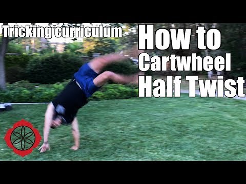 How to Cartwheel Half Twist | Tricking Basics Tutorial