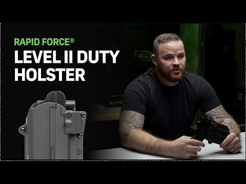 The Level II Rapid Force Duty Holster From Alien Gear Holsters