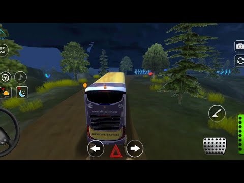 BUS GAME COACH DRIVING GAME 3D ANDRIOD GAMEPLAY #1