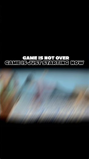 GAME IS NOT OVER 🦅📈