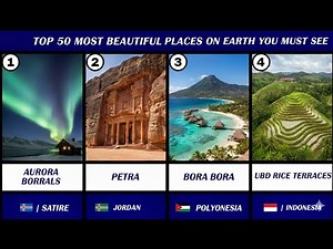 Top 50 Most Beautiful and Unique Places on Earth You Must See