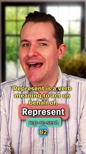 Represent - Meaning, Pronunciation, Synonyms and an Example Sentence (English Word of the Day)