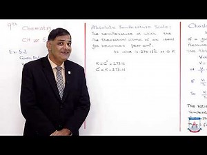 Class 9 - Chemistry - Chapter 5 - Lecture 03 charles law - Allied Schools