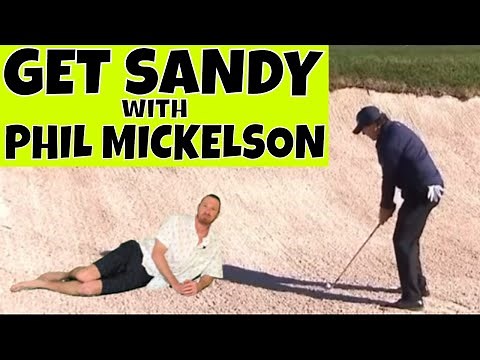 Phil Mickelson Sand Shot | How To Hit Out of Sand | Bunker Golf Shot | Short Game