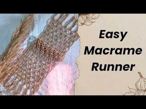 Macrame Table Runner Tutorial | Step-by-Step Beginner Friendly | DIY Home Decor