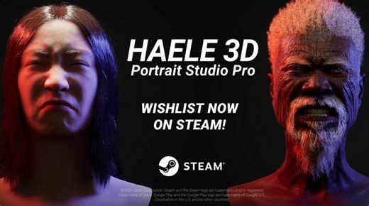 HAELE 3D - Portrait Studio Pro Coming to Steam