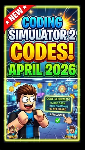 Coding Simulator 2 Codes (April 2026) #roblox #shorts #codes