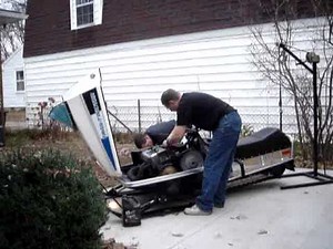 Inaugural starting of the 1976 Mercury Trail Twister 440 Part 1.