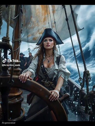 Women pirates and the ocean. #aiart #ai #pirates #ocean