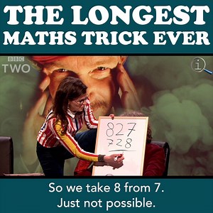 10M views · 314 reactions | This simple maths trick took Aisling Bea nearly three minutes to finish... but the payoff was 100% worth it!  | BBC Two | Facebook
