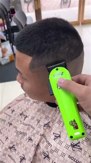 Clean Buzz Cut Fade Transformation 🔥 Sharp & Satisfying!