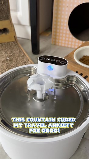 This water fountain keeps the water clean all day #PetWaterFountain #SmartPetFountain #CatWaterFountain #PetHydration #PetCare #CatMom #DogMom #PetEssentials #PetGadget #QuietFountain #CatLife #PetParents #PetLover #HydrateYourPets #PetHacks #PetHealth #WirelessPetFountain #PetProducts #TikTokMadeMeBuyIt #FurryFriends