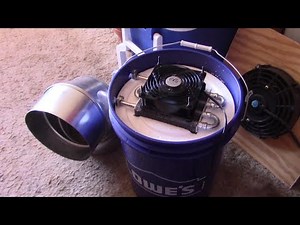 DIY Two-Stage "5 Gallon Bucket Air Cooler!" w/radiator and variable speed fan! strongest cooling! AC