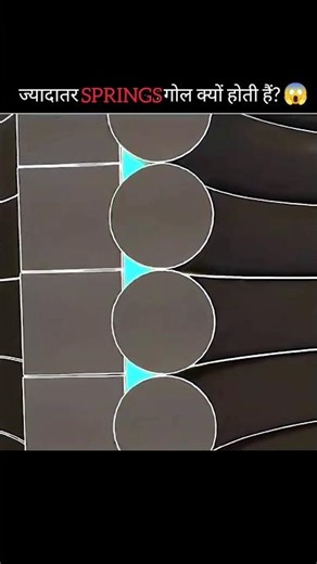 why are most springs round? 😱 #shorts #facts #factsdaily