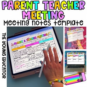 PARENT TEACHER INTERVIEW CONFERENCES NOTES TEMPLATE *Digital Version Included!*