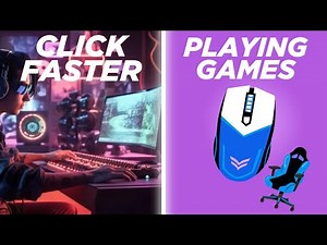 How to Click Faster when Playing Games - how to click fast with any mouse! (jitter clicking)