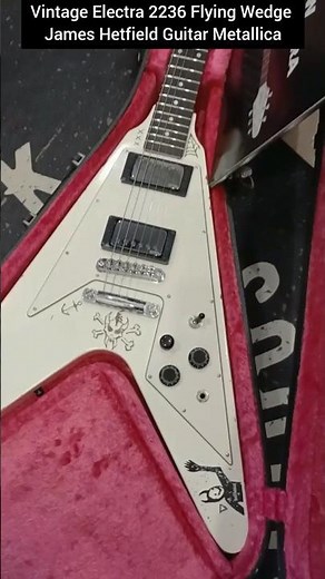Matsumoku Electra Flying Wedge 2236 James Hetfield Guitar. Get this gear: www.geniguitars.com