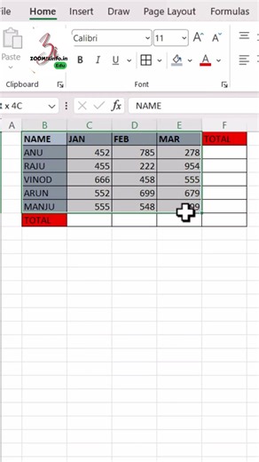 AutoSum in Excel Explained #excel #spreadsheetmagic #excelreels