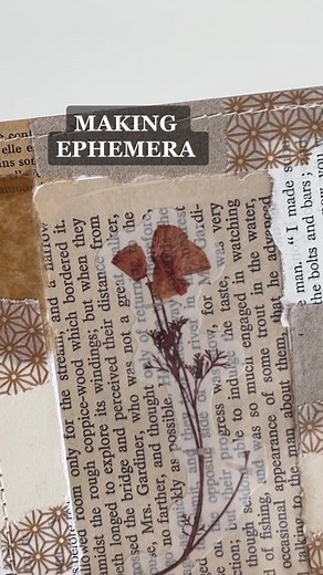 Let’s make some ephemera 🍂 Full tutorial is on YouTube 🎥 #junkjournalideas #ephemera #craftwithme #paperscraps #vintageephemera #junkjournalephemera #junkjournal #junkjournals #journalideas #junkjournalsupplies #junkjournalinspiration #junkjournalcommunity #junkjournalidea