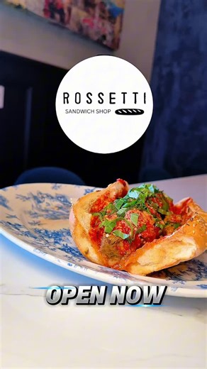 The wait is over. The Rossetti Sandwich Shop is now open at Rossetti Beverly and we couldn't be more excited! Join us Tuesdays through Fridays from 10:30am to 2:30pm or until sold out. On the menu we have 5 signature favorites: The Bear (Chicago Italian Beef)🐻 The Italian🥪 The Parm Alla Vodka🍗 The Meatball🤎 The Milanese🌶️ We’re incredibly grateful for all the support and can’t wait to serve you. | Rossetti_Beverly