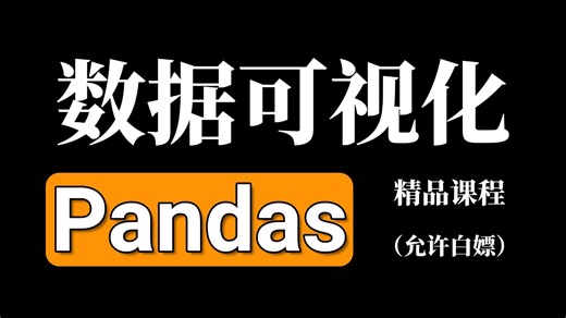 【强烈推荐】Pandas数据分析保姆级全套视频教程，数据分析师必备，新手小白必学！（全程干货）