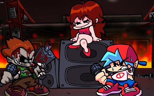 昔日的好友讲枪口对准了BF？！BF中枪了！优质模组Lunatic Pico X FNF 全流程（已取消制作）