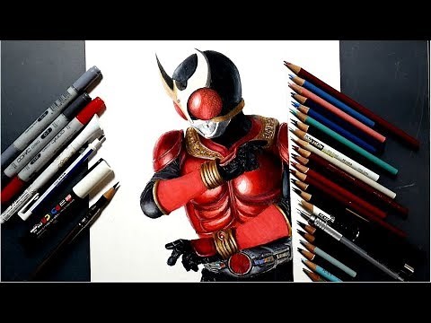 Drawing Kamen Rider Kuuga | Realistic Illustrations