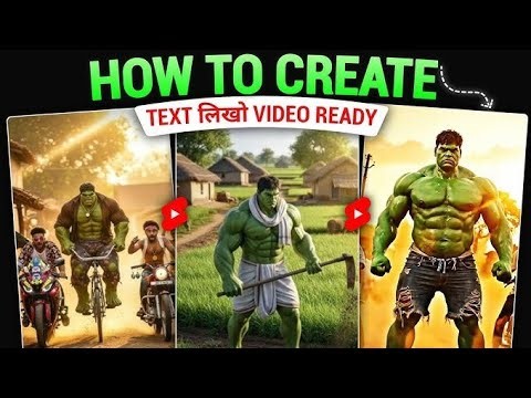 How To Create HULK Ai Videos & Viral in 24 Hours (Shocking Result 😍)