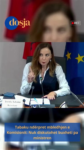 🔻Mbledhja e Komisionit për Mediat dhe të Drejtat e Njeriut është ndërprerë nga drejtuesja Jorida Tabaku. Shkak për ndërprerjen u bë mungesa e ministres së Shëndetësisë dhe Çështjeve Sociale, Evis Sala. #dosjaal #dosja #joridatabaku #ndërpritetseanca #evissala #vídeo#virałpost #politike #fyp #pertyshqip #virale