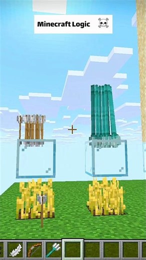 Minecraft Logic 😂 That Makes NO SENSE! 🤯 #shorts #minecraft #memes #funny #gaming