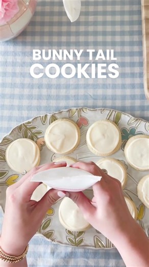 Bunny Tail Cookie DIY Idea 🐰🍪