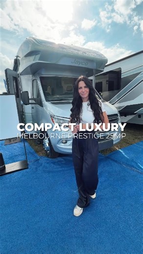 A surprisingly refined Class C 👀 A look inside the Melbourne Prestige 25MP filmed on the Tampa RV show floor. Compact, polished, and thoughtfully designed. – Mercedes-Benz Sprinter platform – Rear Murphy bed – Leatherette seating – Modern kitchen layout – Enclosed bathroom #rvtour #rvdealer #camperlife #ClassCRV #MercedesSprinter #RVLuxury