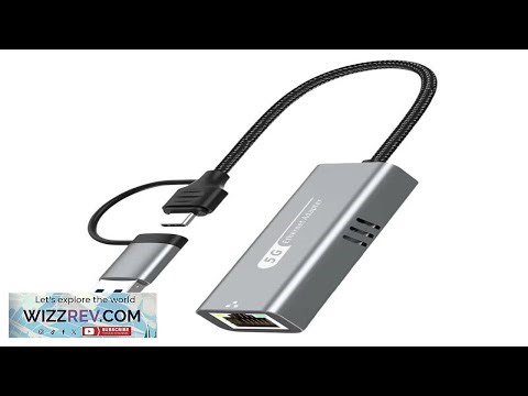 USB3.1 5000Mbps USB Type C To RJ45 Network Interface Converter Gigabit Ethernet Adapter Review