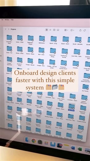 Dr Clare Le Roy | Business Mentor on Instagram: "Is your client filing system well organised? Here’s what I do ⤵️ ✅ I use Dropbox to store all my client files in the cloud. ✅ Each client folder has the same naming convention so I can find what I need quickly. My naming system was: Suburb - Surname That’s because I generally remembered the suburb the easiest - you create a naming convention that works the best for how your brain operates :) ✅ Also have a ‘New Client’ folder that is ready to copy