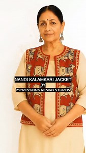 29K views · 129 reactions | Get customised in any size form Xs to 6xl WhatsApp 8289091492 #impressionsdesignstudios #mamtaandrupinder #custommade #madetoorder #nandi #jackets #kalamkari | Impressions | Facebook
