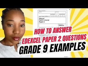 How to Answer Edexcel English Language Paper 2 Questions