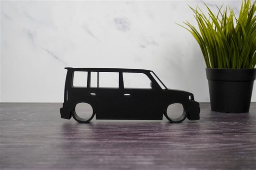 Scion XB Box Car Silhouette Desk Decor | Carbon Fiber Car Decor | Handmade Automotive Office Decor | Gift for Car Enthusiasts - Etsy