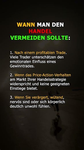⛔ Wann man im Trading besser nicht handeln sollte: Tipps für sichere Trader #zielgruppenanalyse