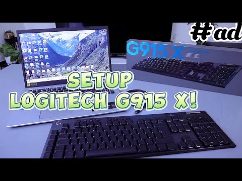 How To Setup Logitech G915 X LIGHTSPEED Low Profile Wireless Gaming Keyboard
