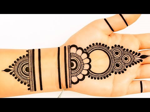 Karwachauth Special Beautiful Mehndi design | Simple Easy Front hand Mehndi design | Mehandi designs