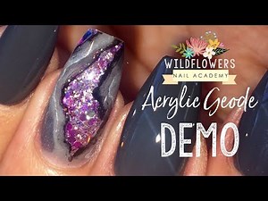 Amethyst Geode Nail Tutorial