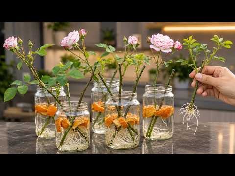 Don't Throw It Away! It Makes Rose Stems Root, Sprout, And Bloom Over 900% More!