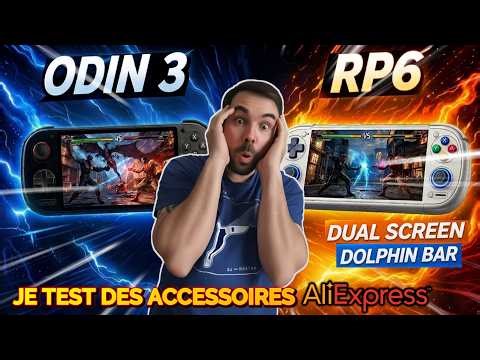 🎮 Comparatif Odin 3 vs Retroid Pocket 6 : (dual screen, DolphinBar…) #aliexpress
