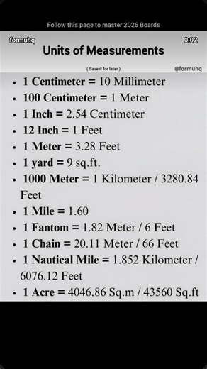 law of measurements by one shot formulas #viral