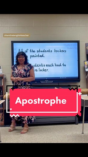 Understanding Apostrophes in Grammar: A Teacher's Lesson