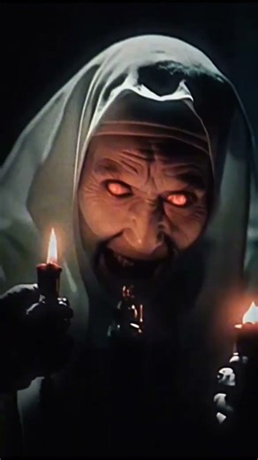 NO ONE CAN HEAR YOU SCREAM HERE! 😈 #scaryhorrorvoice #evilnun #horrornun #scarysoundeffect