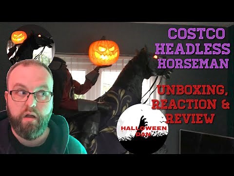 COSTCO Headless Horseman Unboxing, Reaction & Review | Halloween 2023