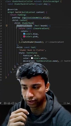 Shader mask in flutter