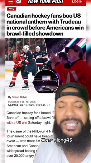 Canada got their 🍑 what is whooped for booing our National Anthem 💀😆 | CraigLong45